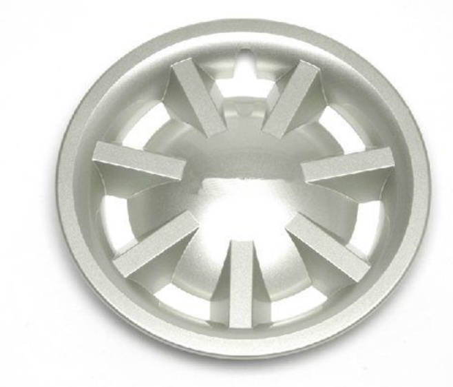 8" Metallic Silver Hubcap Assembly for RXV Golf Cart Parts