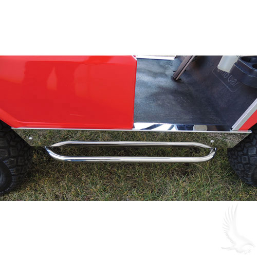 STAINLESS STEEL NERF BAR SET CAR DS)
