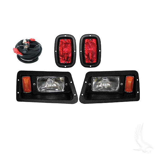 Yamaha G14-G22 Super Saver Complete Light Kit, Black (incl wiring harness)