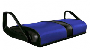 RXV SEAT BOTTOM COVER | BLUE ON BLACK