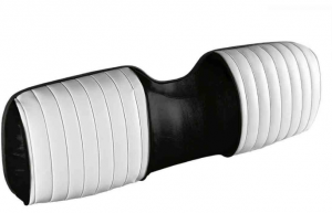 Channel White On Black RXV  BACKREST SEATR COVER