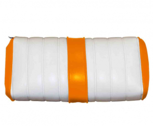 Channel White On Orange FLIP SEAT