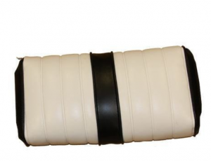 Channel White On Black  FLIP SEAT BOTTOM