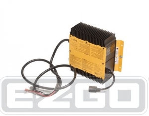 EZGO 48V, 18A DELTA-Q QUIQ CHARGER (ON-BOARD) WITH 6' CABLES & RING LUGS