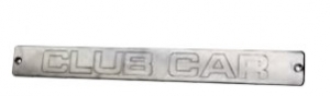 CLUB CAR DS NAME PLATE - STAINLESS