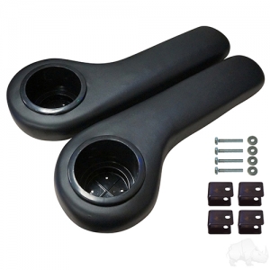 Seat Kit Arm Rest Set with Cup Holder, Buff