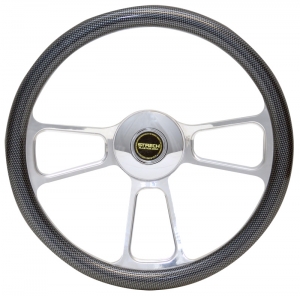 Steering Wheel GT-4 1/2 Wrap Billet - CF