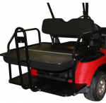 REAR FLIP SEAT KIT FOR E-Z-GO TXT/MEDALIST | BLACK