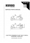 Service Manual, E-Z-Go PDS & Electric 01-08